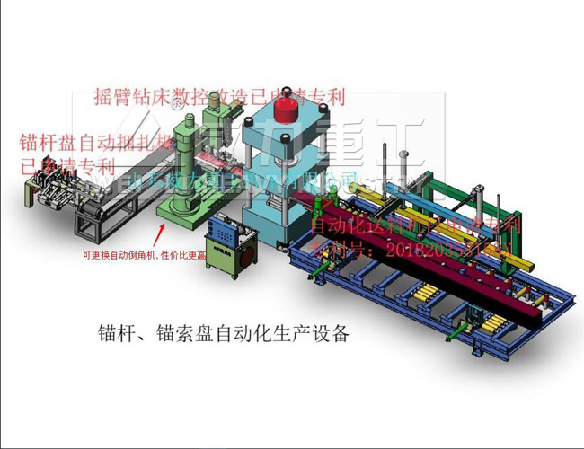 315噸錨桿托盤專用液壓機全自動生產(chǎn)線